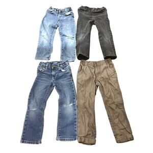 Boys’ Jeans Bundle Size 4T Children’s Place Old Navy OshKosh Distressed Denim